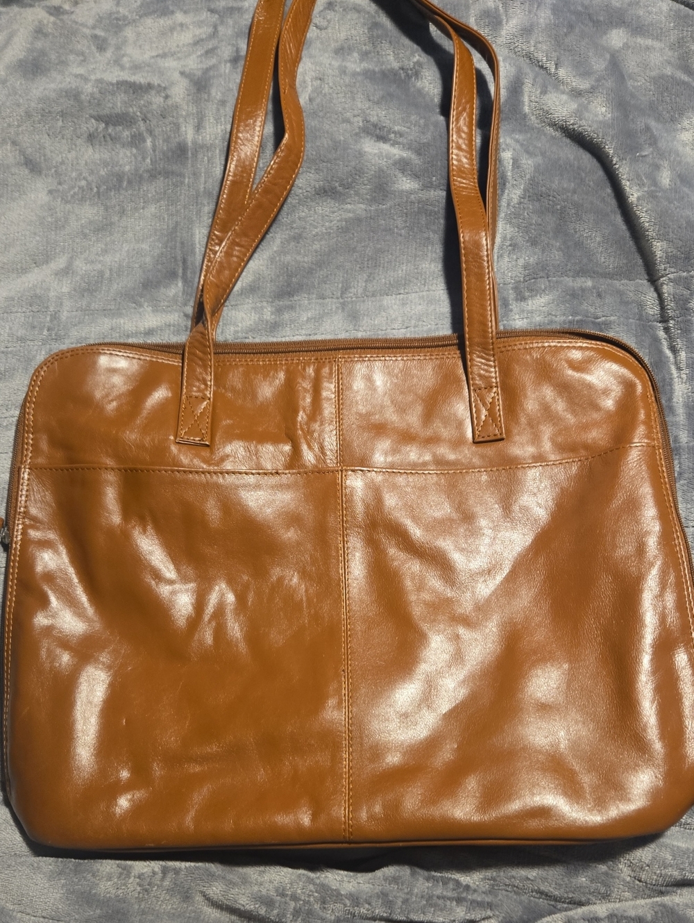Latico Nora Leather Large Lined Zip Tote Bag